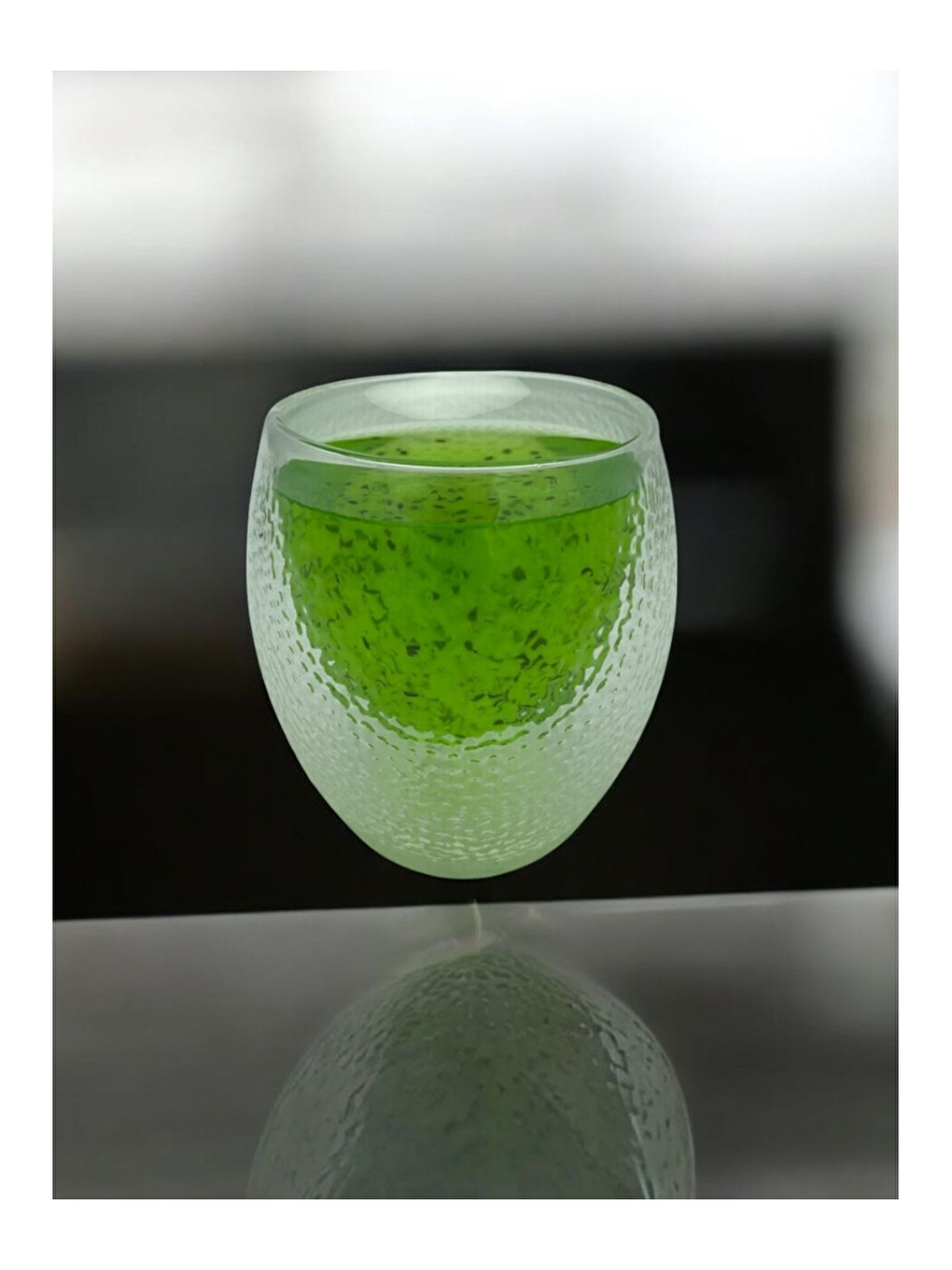 Renksiz Çift Cidarlı 250 ml Cam Kupa Seti 6 Adet-3