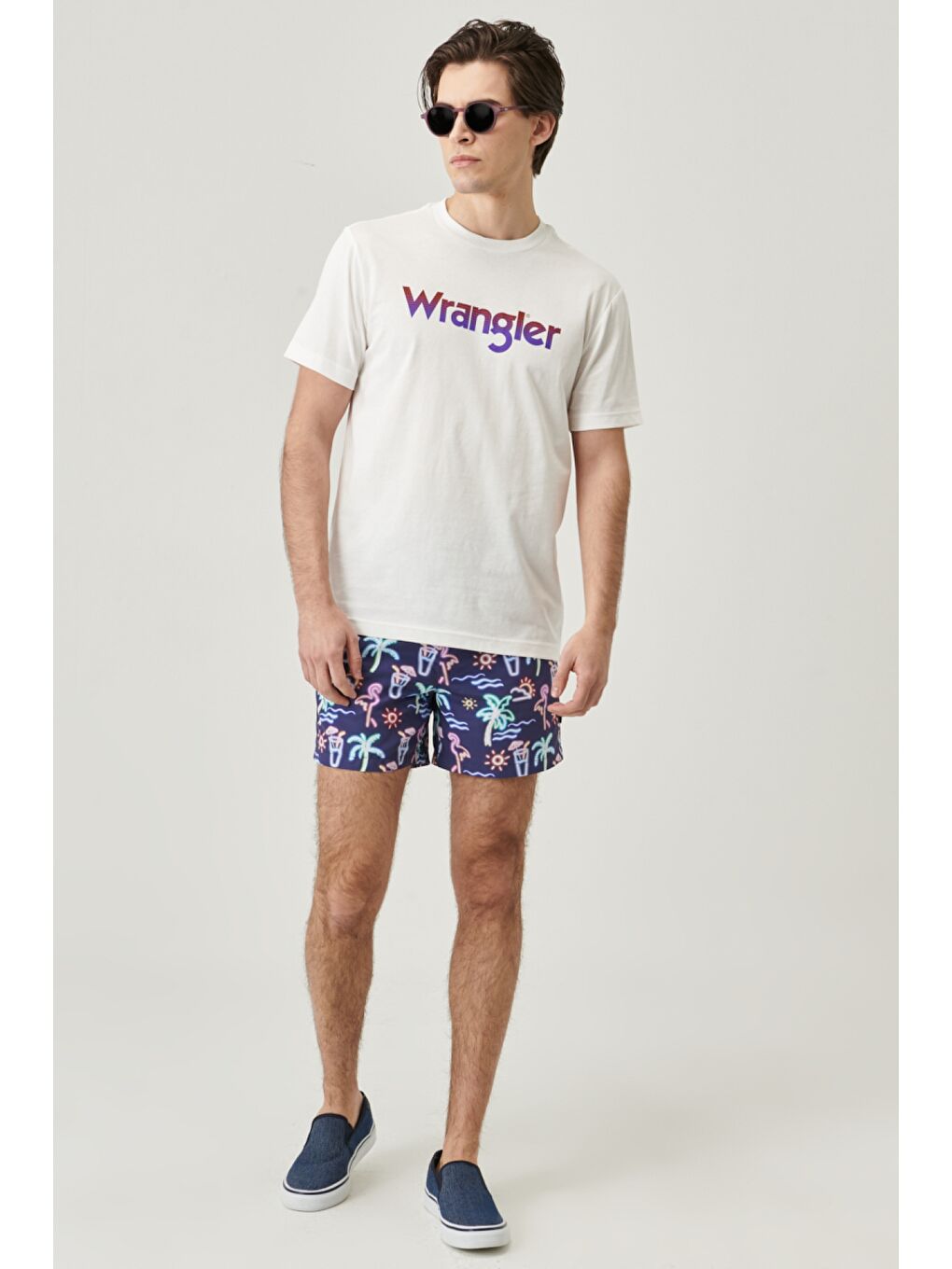 Lacivert Regular Fit Şort Mayo