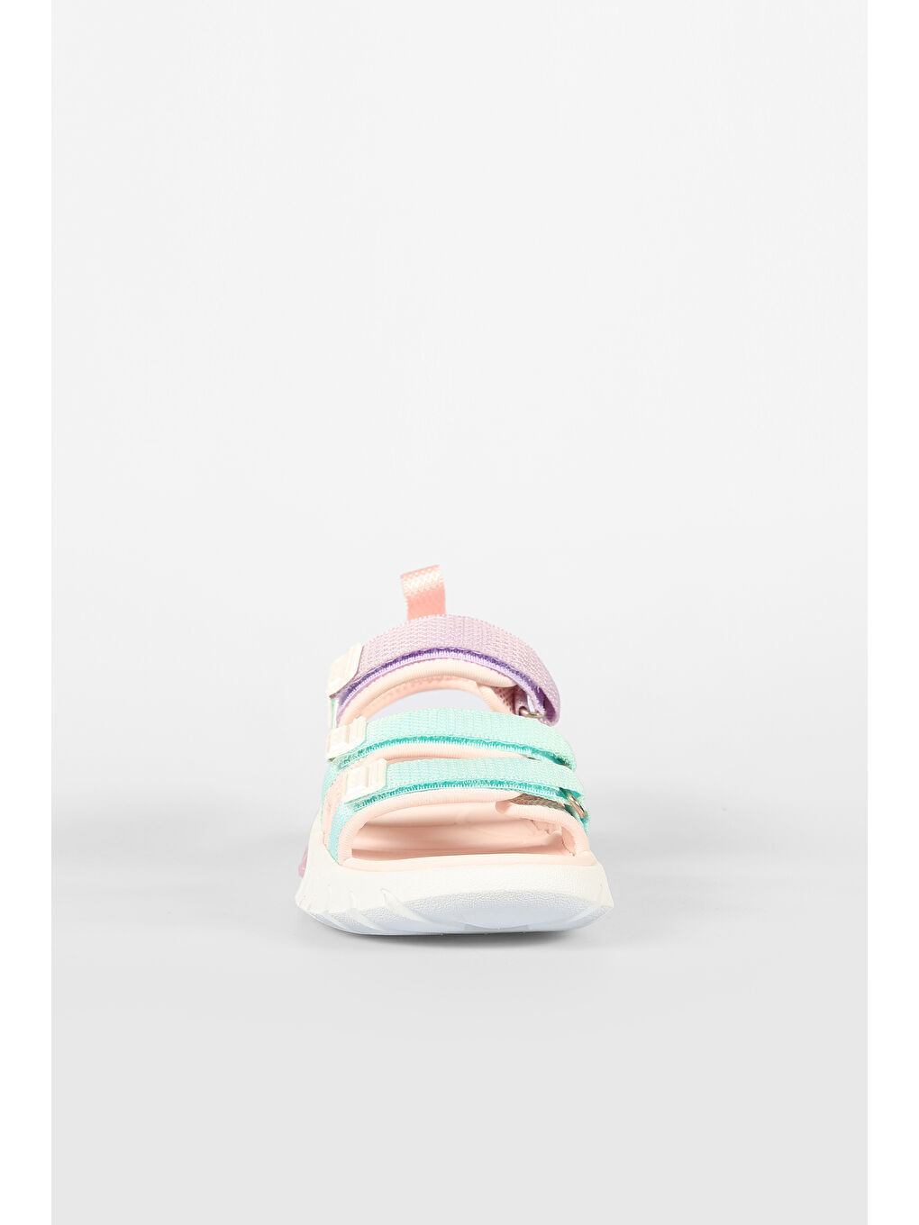 Pembe Cube Hafif Kız Çocuk Pudra Sandalet-5