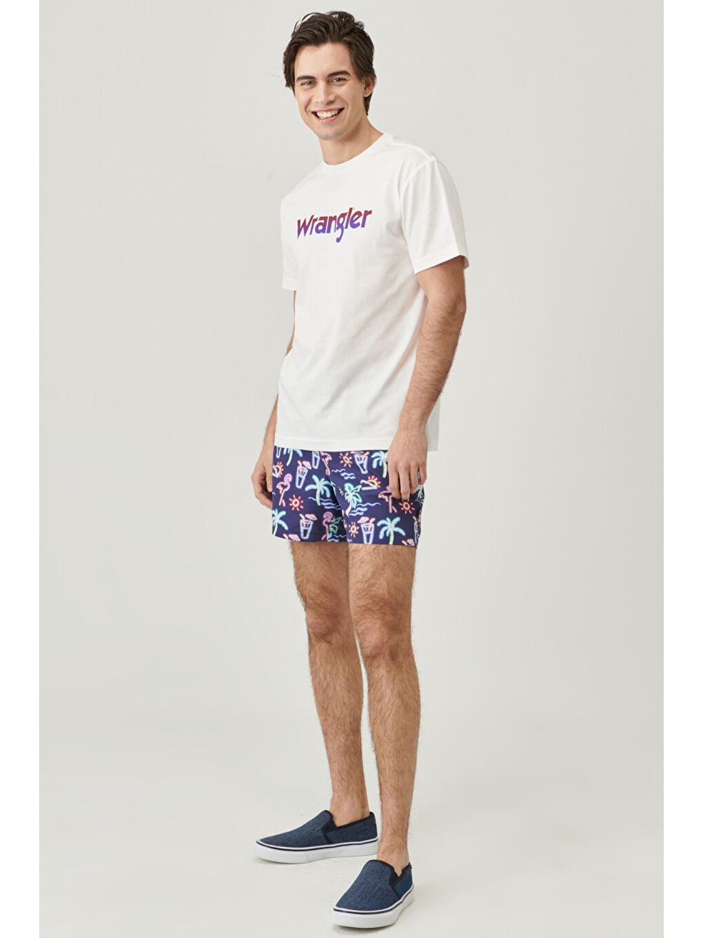 Lacivert Regular Fit Şort Mayo-1