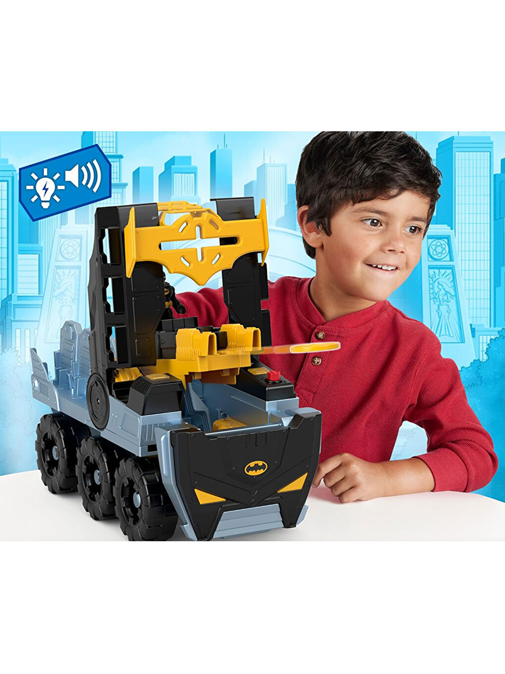 Imaginext Renksiz DC Super Friends Dönüşebilen Bat Tank HVY04 - 3