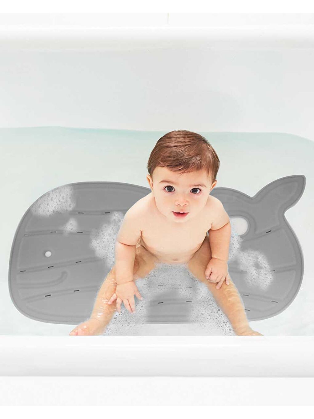 Moby Kaydırmaz Banyo Paspası Gri-2