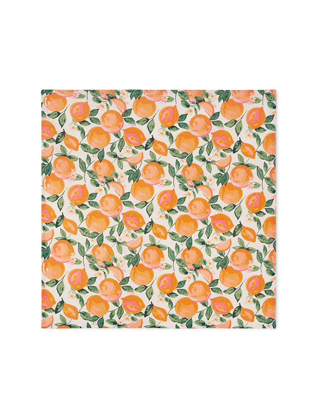 Turuncu Masa Örtüsü, Silinebilir, 90x90-2