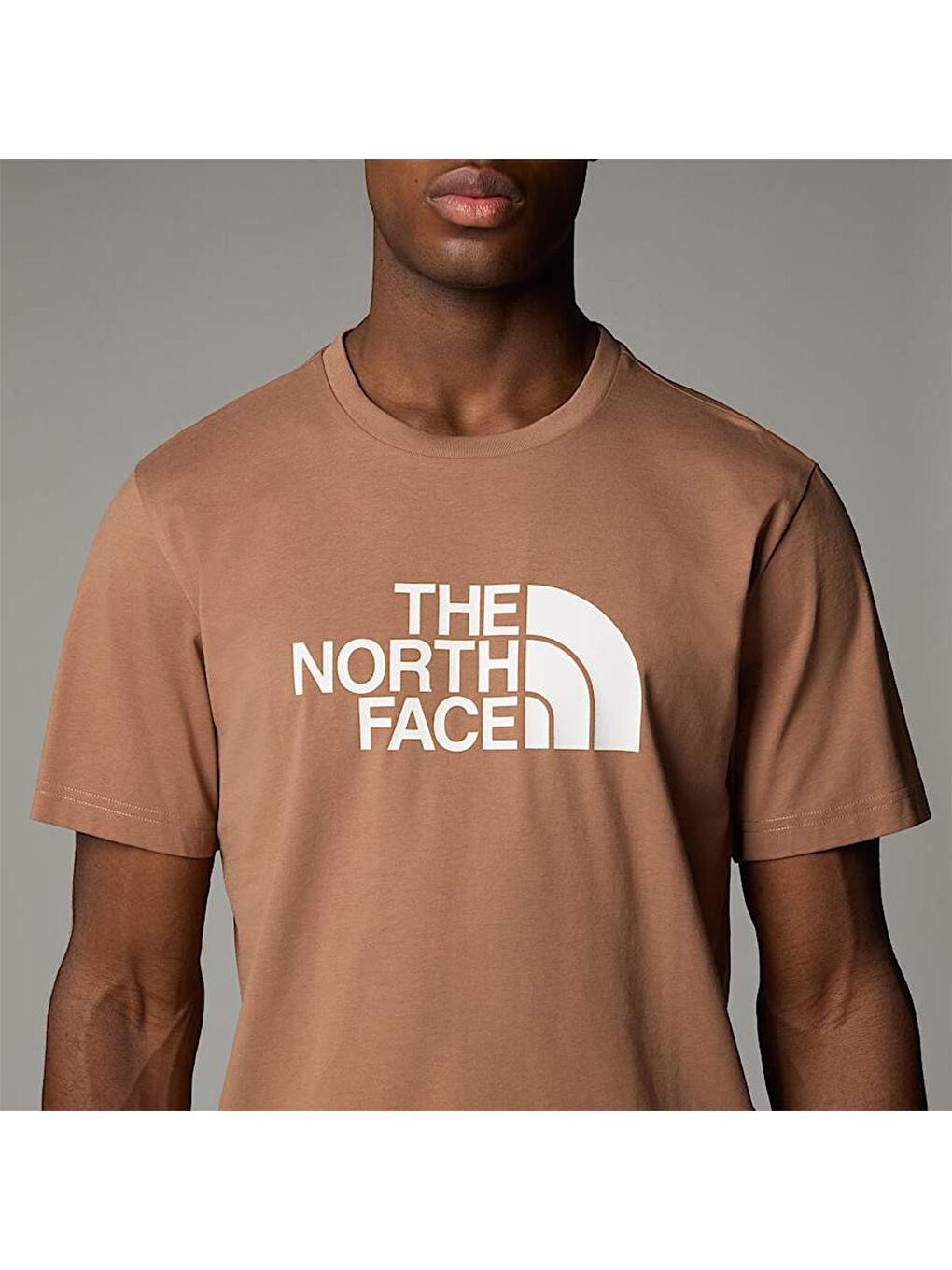 Easy Erkek Kahverengi Yuvarlak Yaka Tişört-2