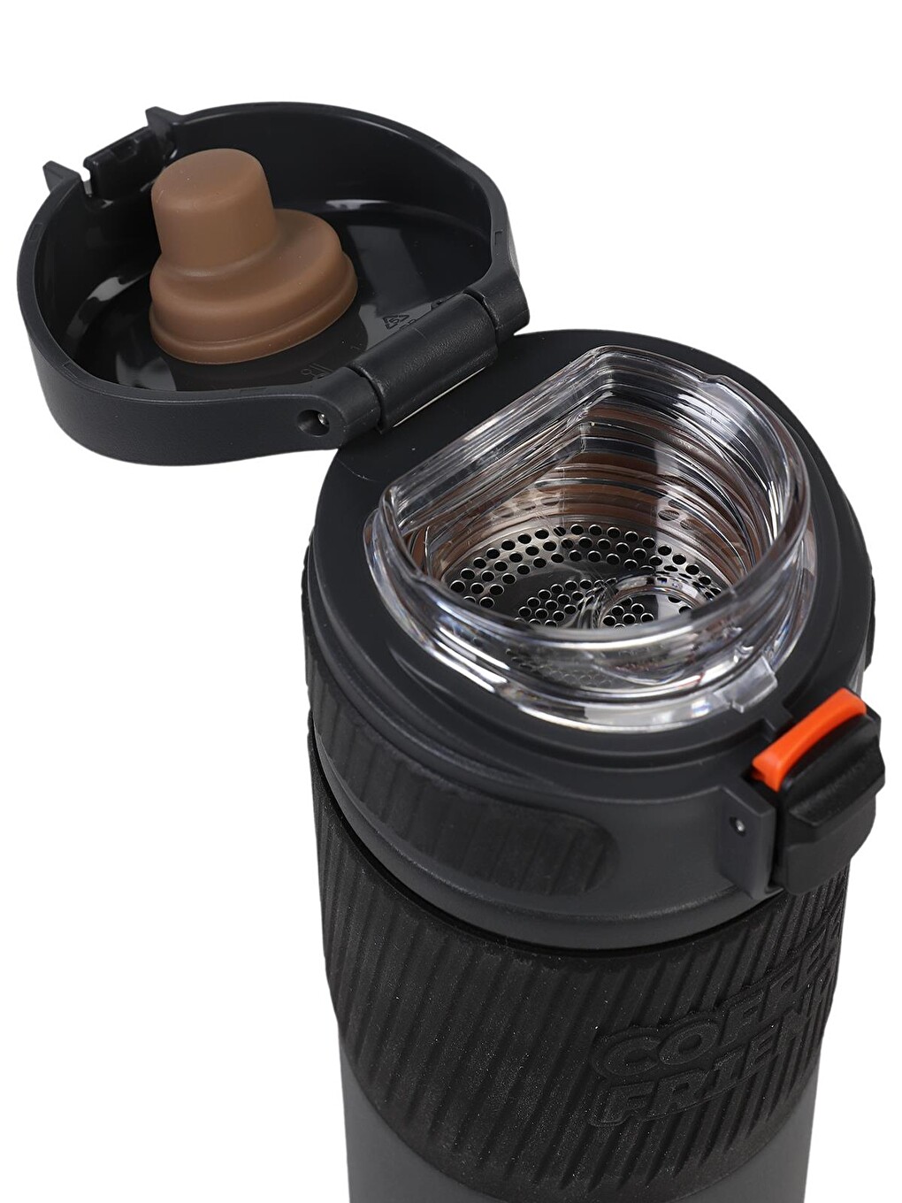 Çelik Termos 450 Ml - Kahverengi-1