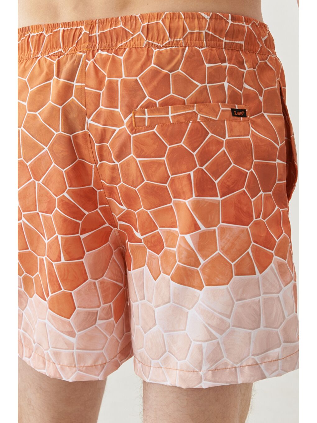 Turuncu Regular Fit Normal Kesim Şort Mayo-3