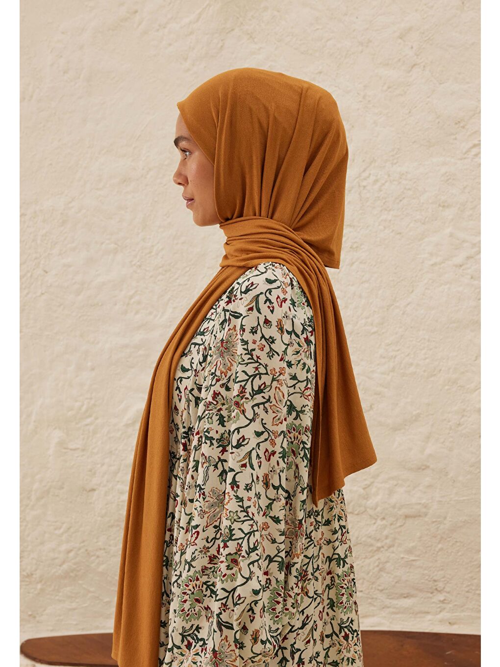 Kahverengi Penye Şal Tarçın-3