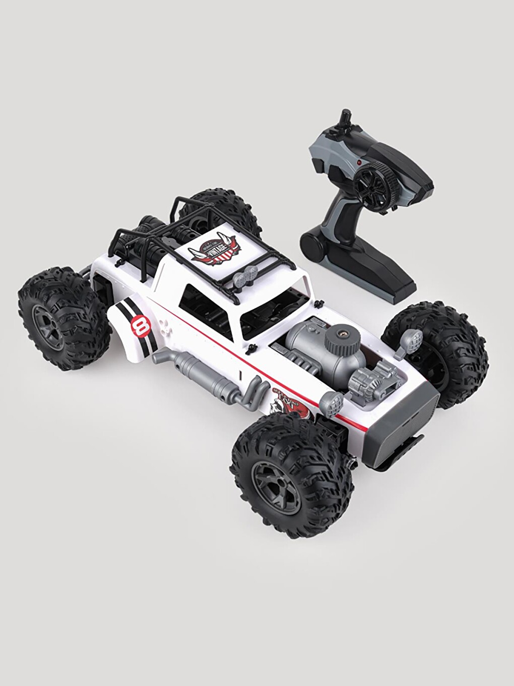 Ride Uk 1:10 2.4 Ghz Yüksek Hızlı Truck Araba 4 Ch Usb Şarjlı - Beyaz