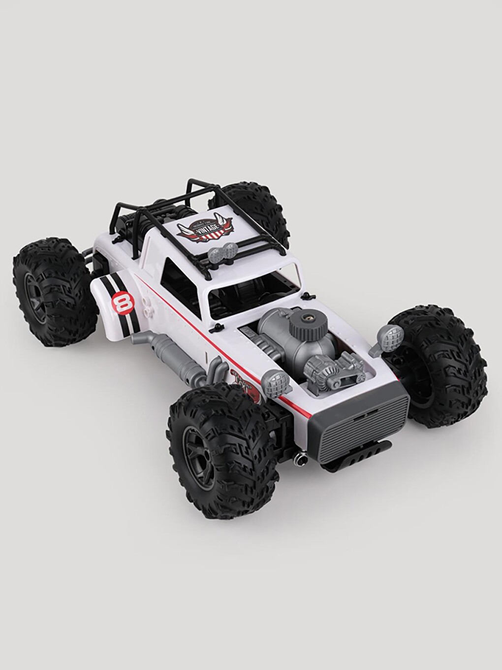 Ride Uk 1:10 2.4 Ghz Yüksek Hızlı Truck Araba 4 Ch Usb Şarjlı - Beyaz-2