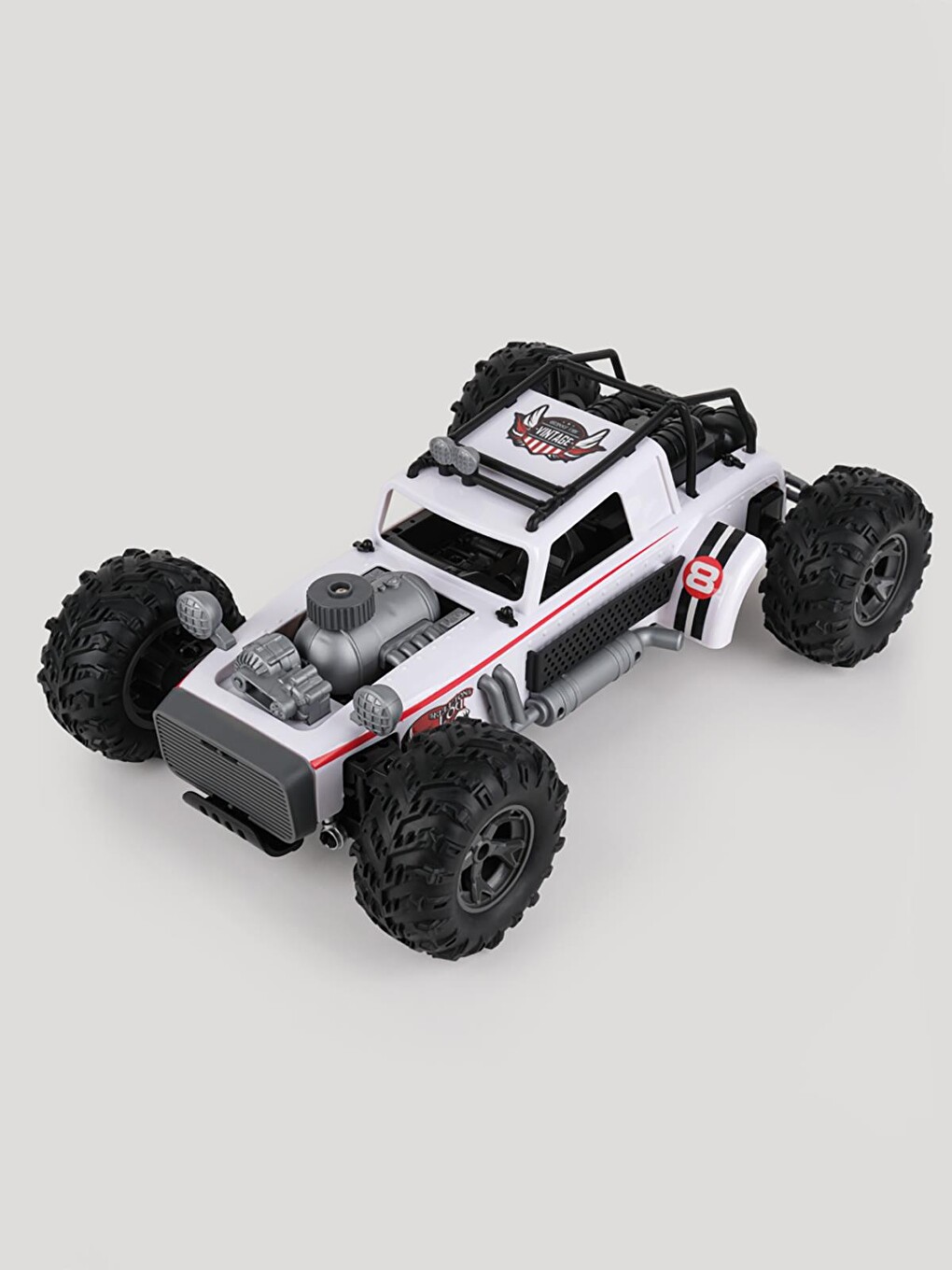 Ride Uk 1:10 2.4 Ghz Yüksek Hızlı Truck Araba 4 Ch Usb Şarjlı - Beyaz-3