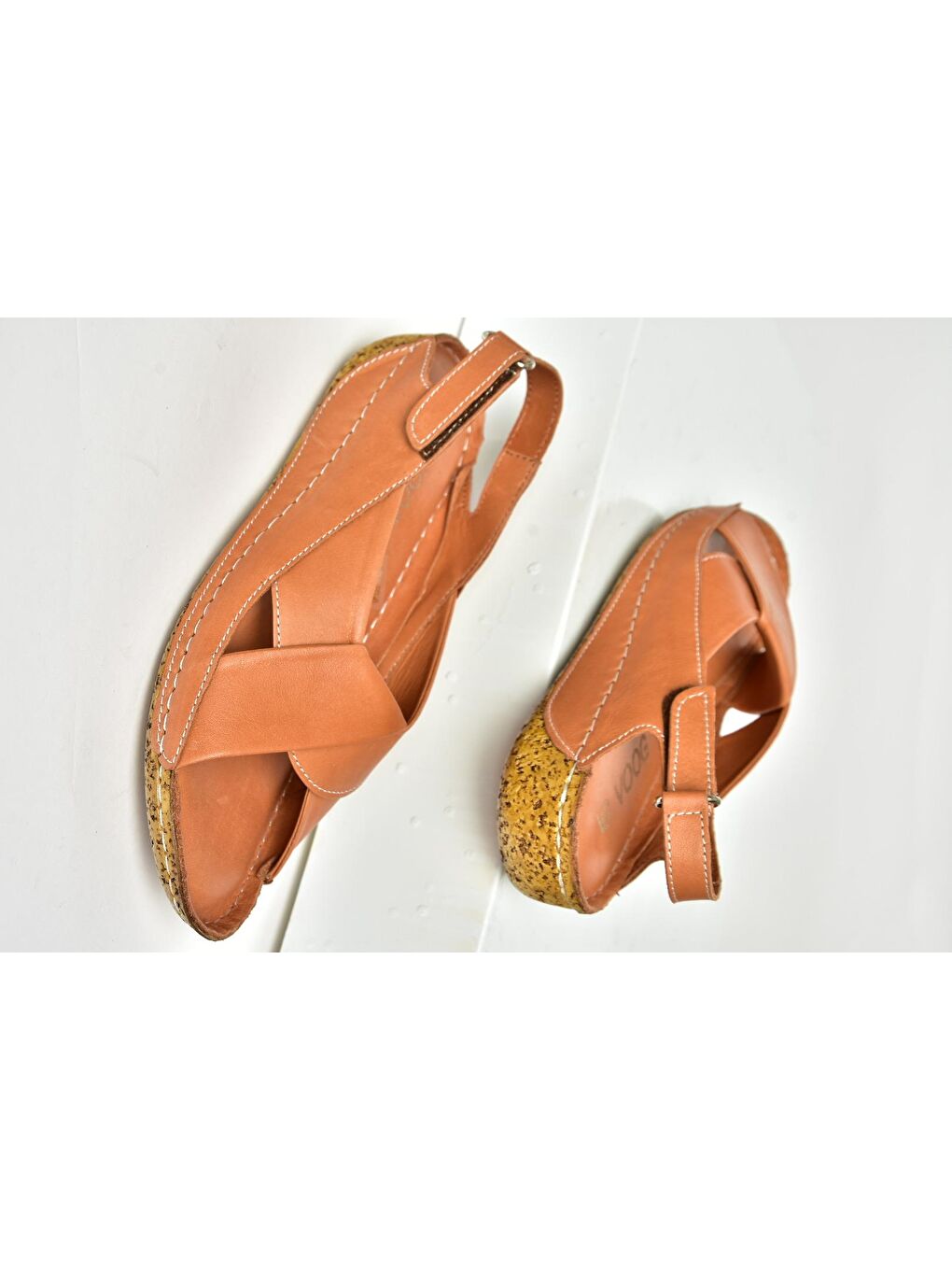 Kahverengi U5550610 Taba Kadın Sandalet-5