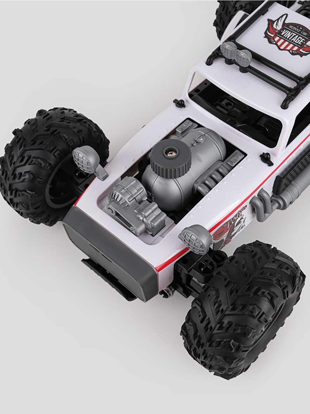 Ride Uk 1:10 2.4 Ghz Yüksek Hızlı Truck Araba 4 Ch Usb Şarjlı - Beyaz-7