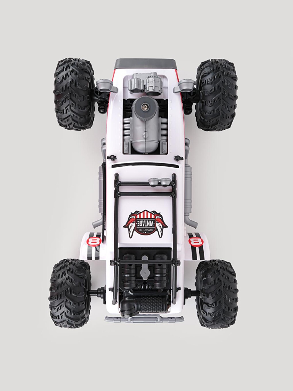 Ride Uk 1:10 2.4 Ghz Yüksek Hızlı Truck Araba 4 Ch Usb Şarjlı - Beyaz-10