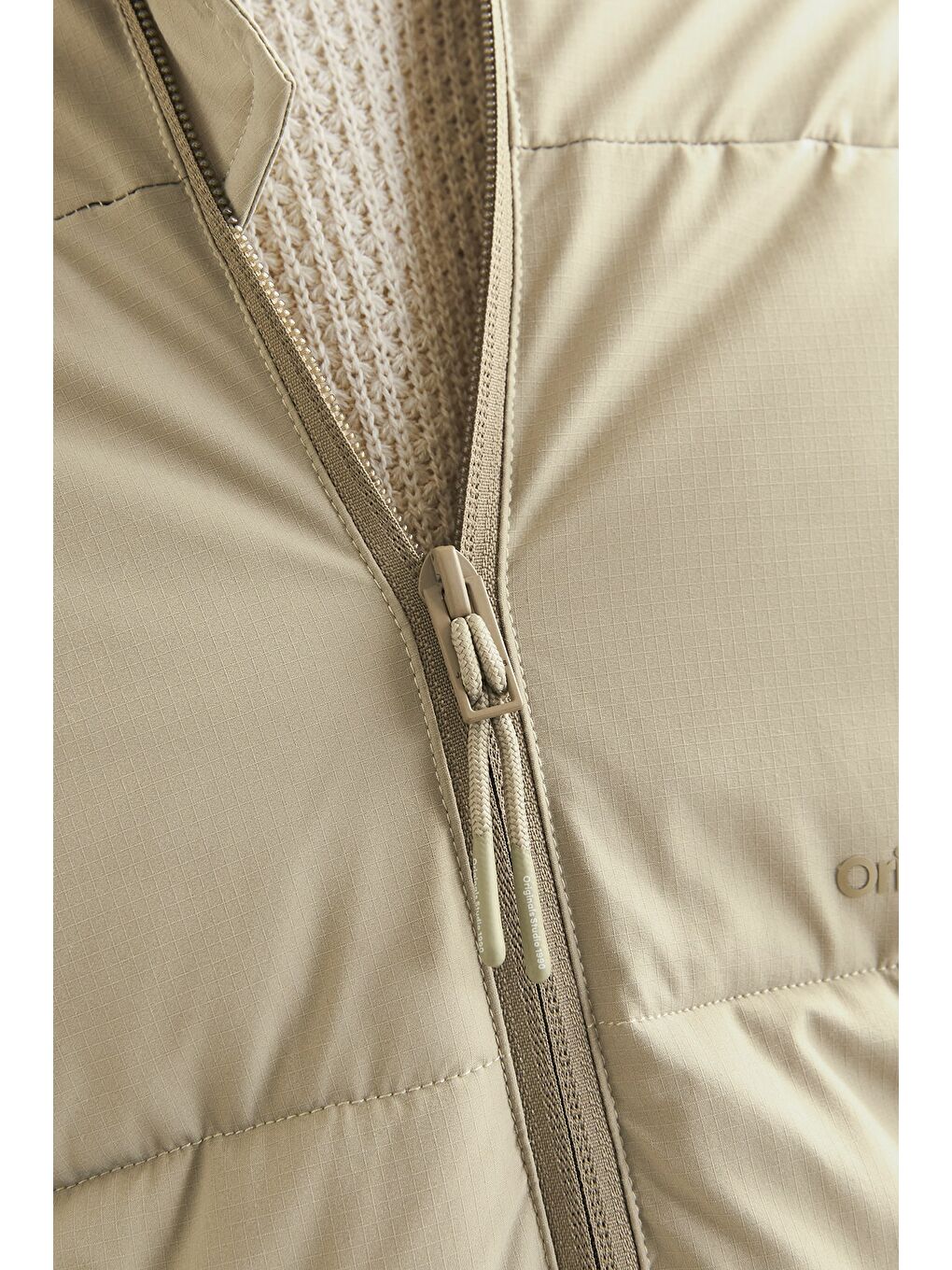 Bej Originals Jorvesterbro Dik Yaka Kapitoneli Şişme Mont 12267055-3