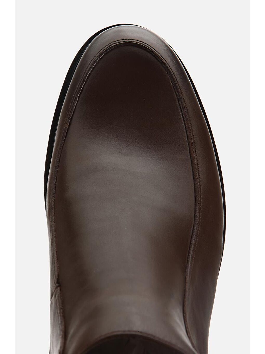 Erkek Deri Kahverengi Lastik Detaylı Chelsea Bot-5