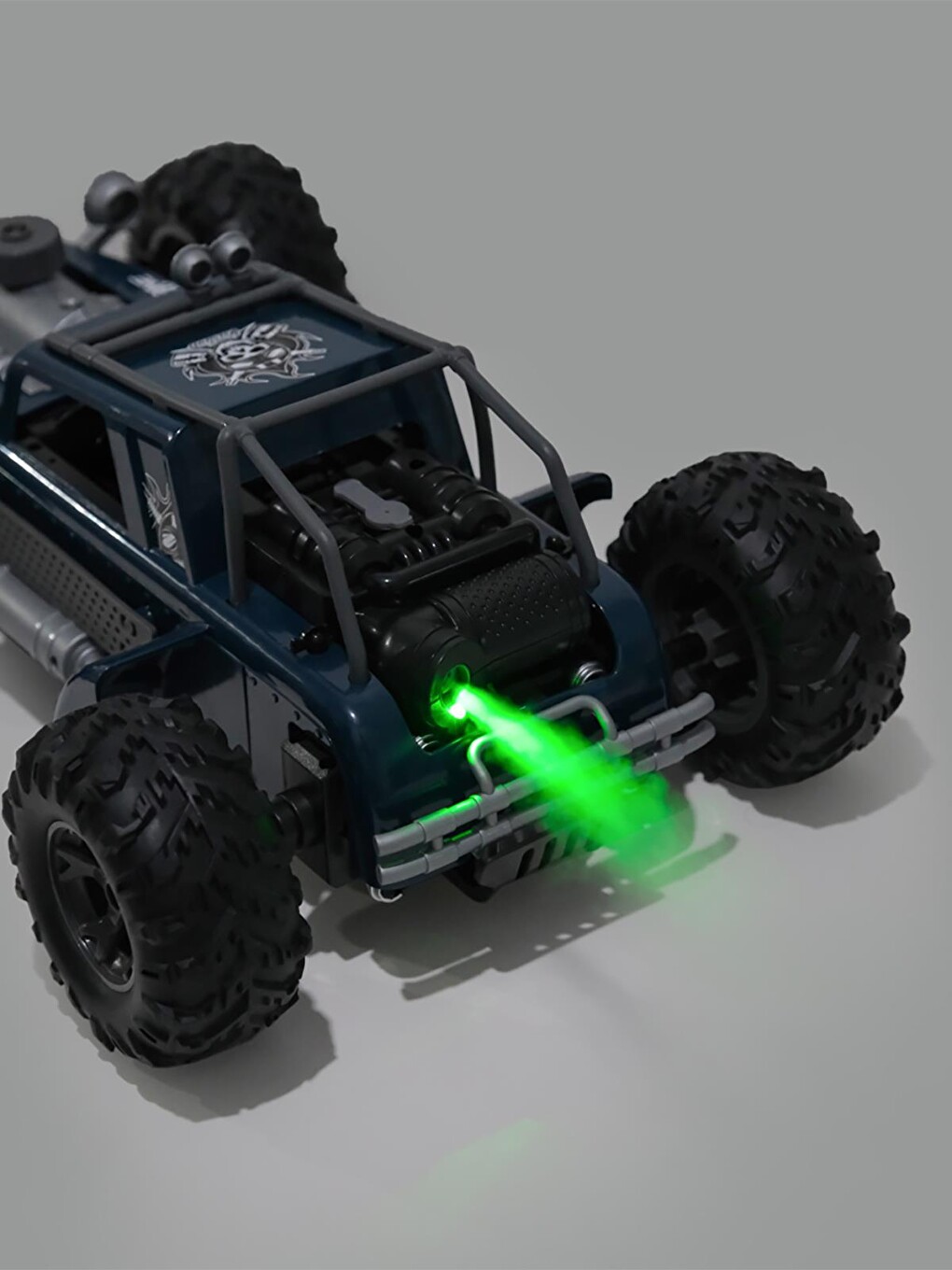 Ride Uk 1:10 2.4 Ghz Yüksek Hızlı Truck Araba 4 Ch Usb Şarjlı - Mavi-4