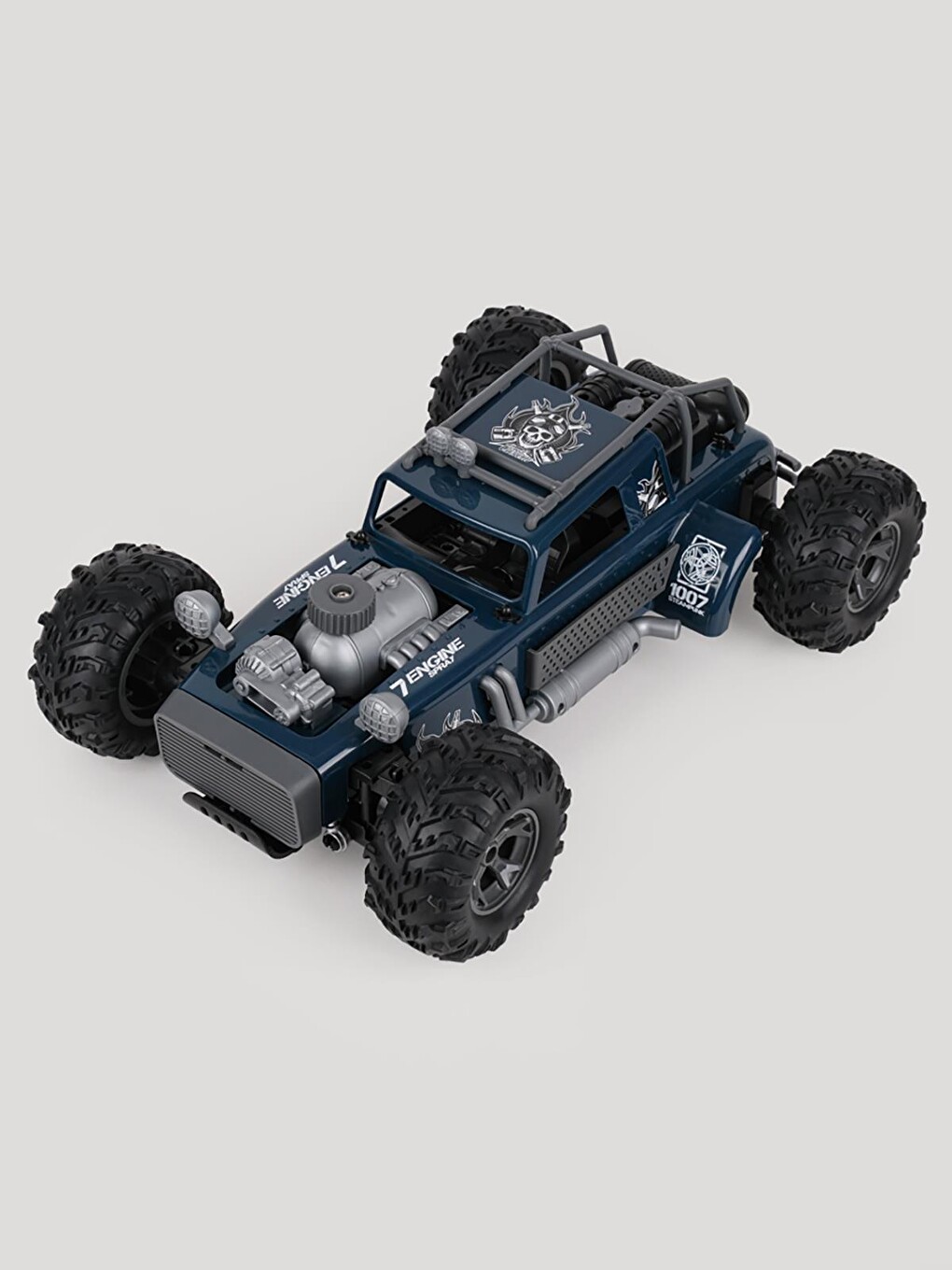 Ride Uk 1:10 2.4 Ghz Yüksek Hızlı Truck Araba 4 Ch Usb Şarjlı - Mavi-7