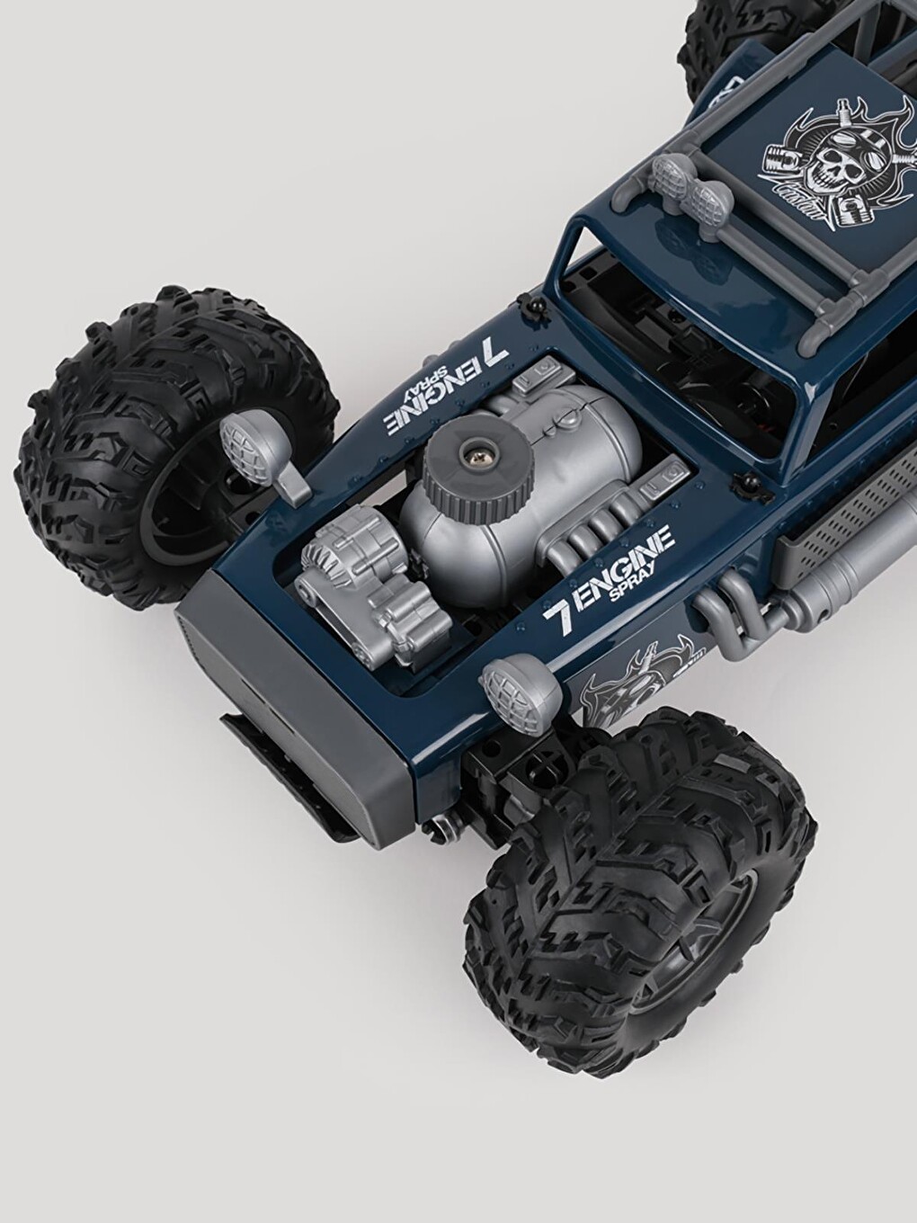 Ride Uk 1:10 2.4 Ghz Yüksek Hızlı Truck Araba 4 Ch Usb Şarjlı - Mavi-11