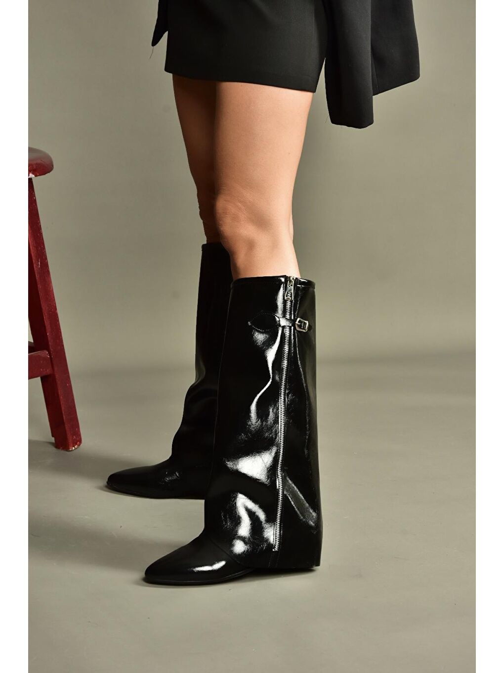 Siyah Kadın Çizme V380526460-2