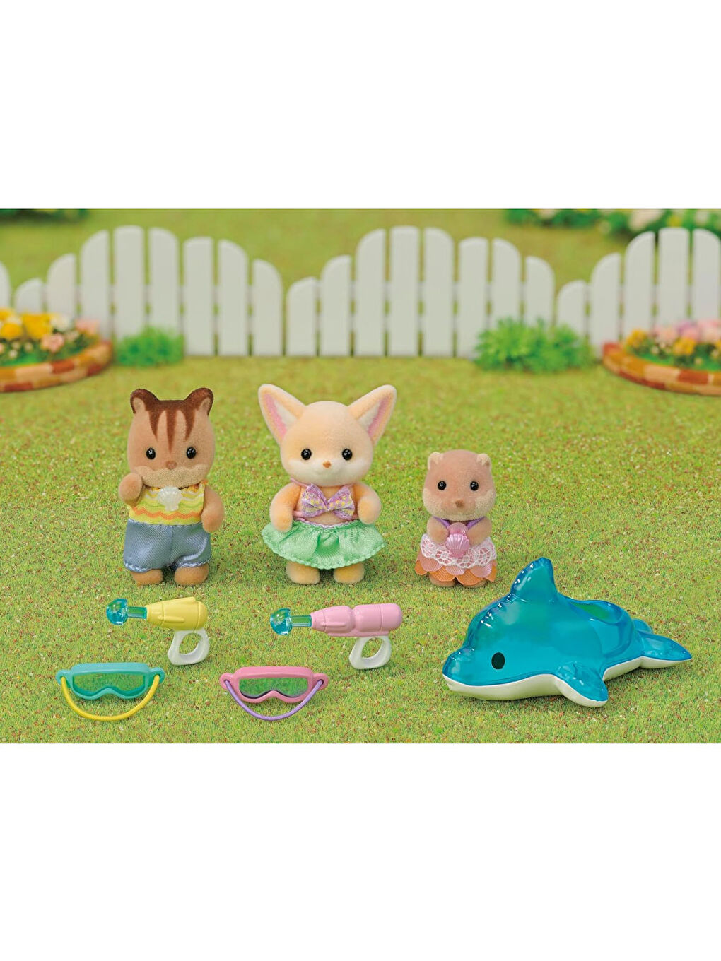 Sylvanian Families Renksiz Anaokulu Arkadaşları Havuz Eğlencesi Üçlüsü 5749