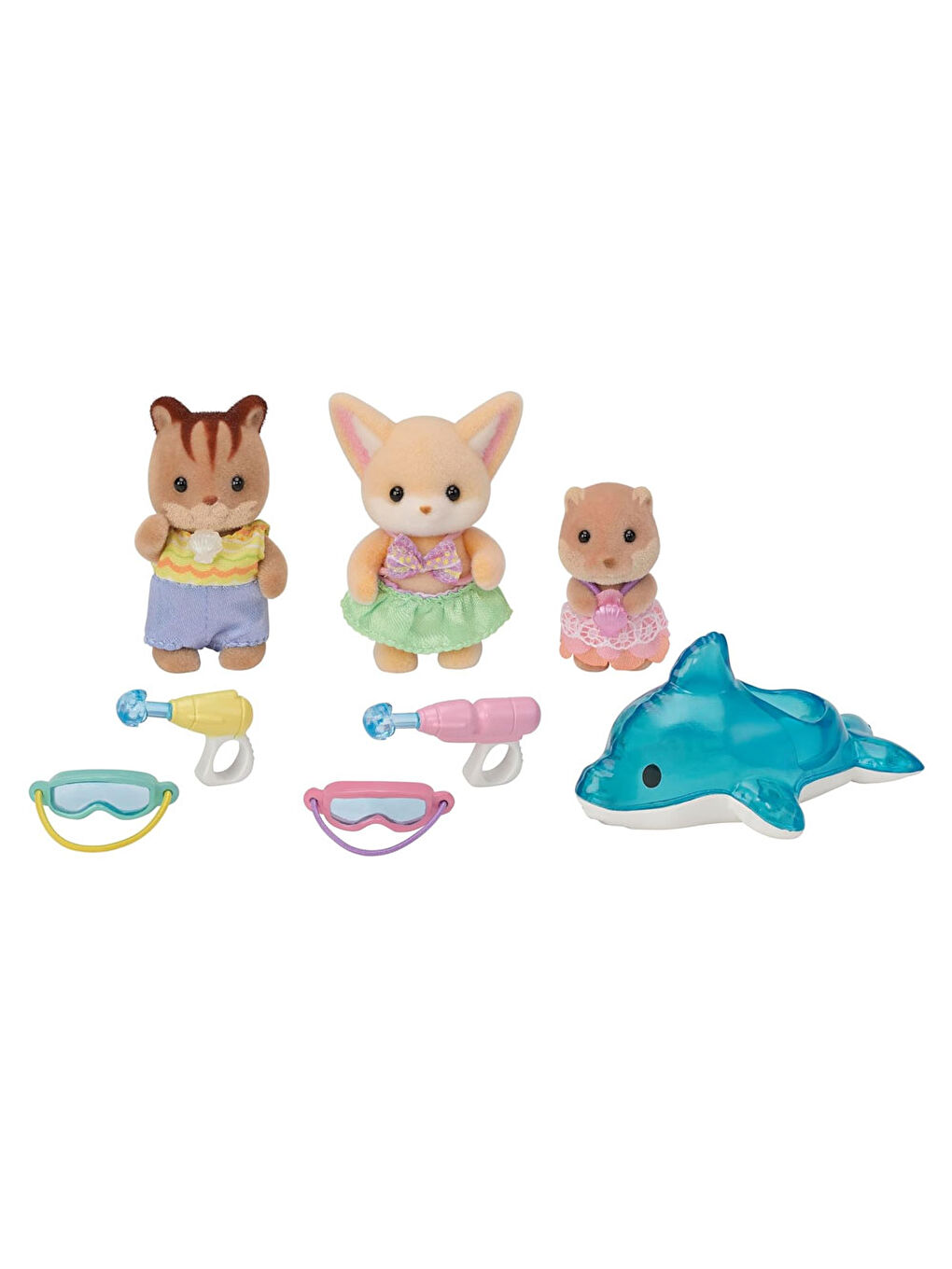 Sylvanian Families Renksiz Anaokulu Arkadaşları Havuz Eğlencesi Üçlüsü 5749 - 2