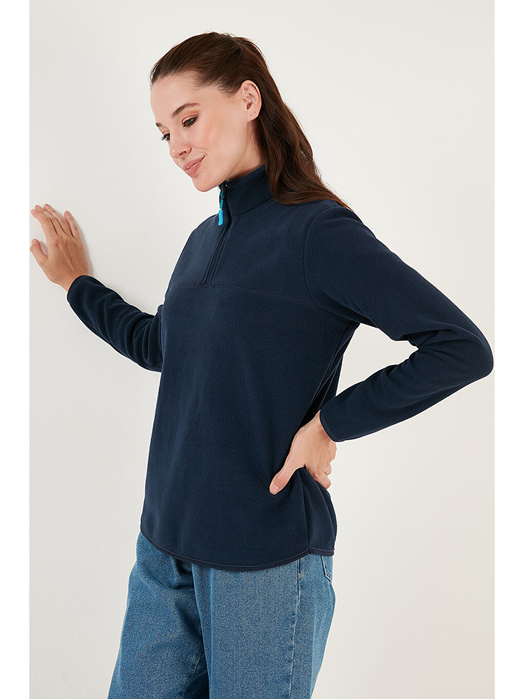 Turkuaz Slim Fit Yumuşak Dokulu Anti-Pilling Tüylenme Yapmayan 2'li Paket Polar 5907000S2-2