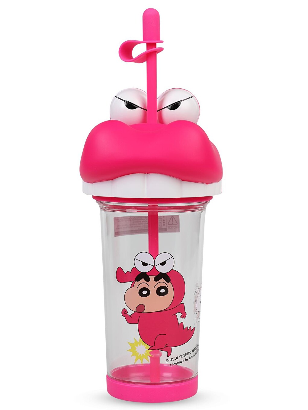Crayon Shinchan Pipetli Matara 500 Ml - Pembe