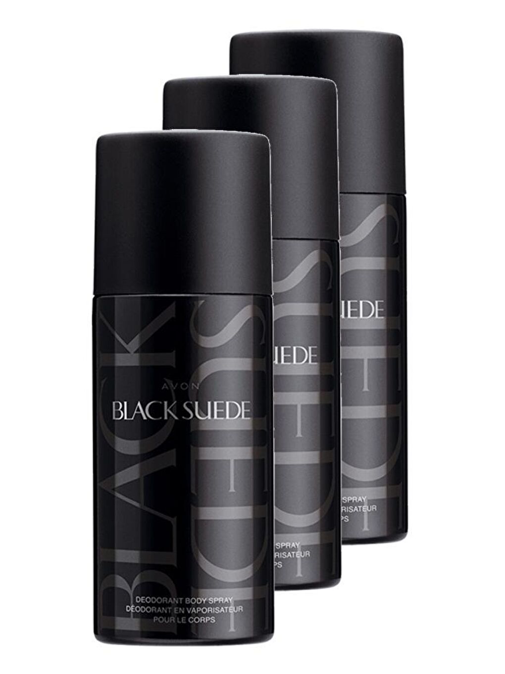 AVON Black Suede Erkek Deodorant 150 Ml. Üçlü Set