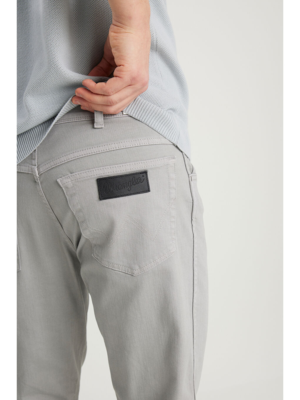 Texas Slim Fit Dar Kesim Normal Bel Açık Gri Esnek Pantolon-4