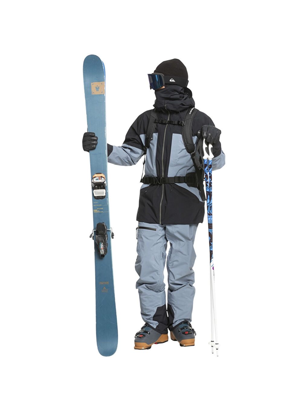 Karışık Erkek Kayak Montu-11