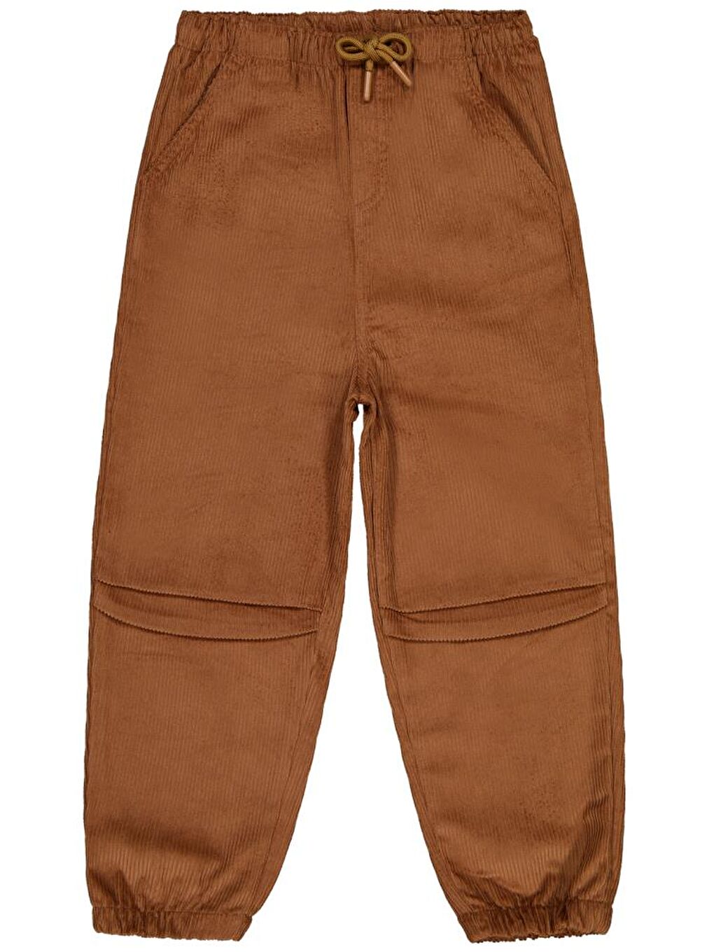Kahverengi Boys Bağcıklı Joger Kadife 6-9 Yaş Pantolon - Kahve 6-7 Yaş