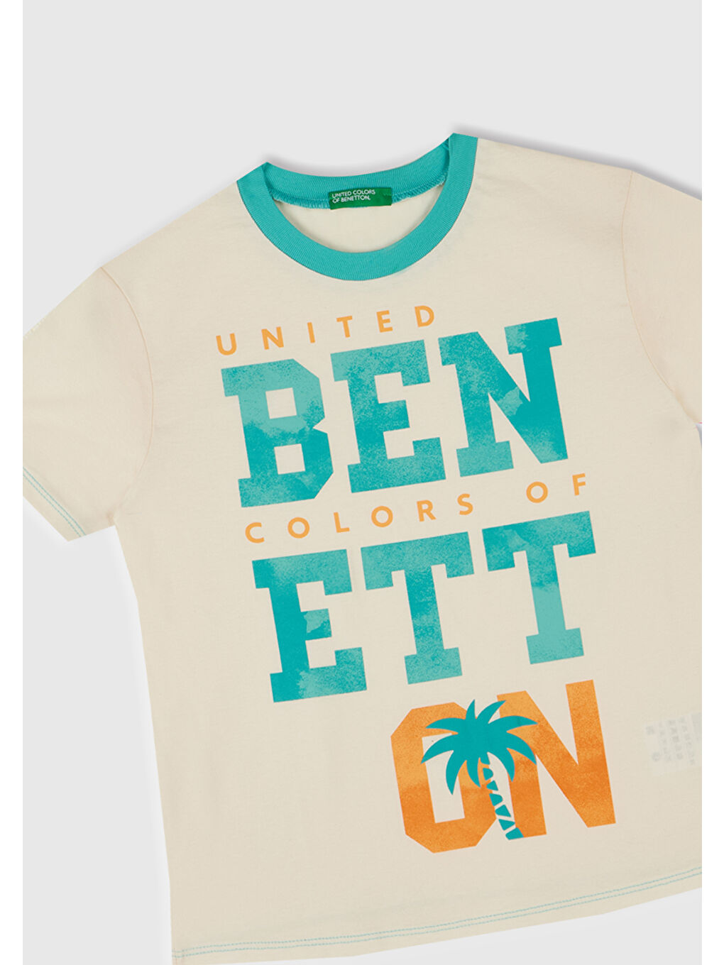 Erkek Çocuk Turkuaz Yazı Baskılı T-Shirt ve Şort Pijama Takım-5