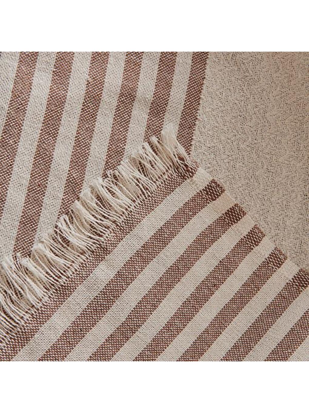 Ekru Natürel Koltuk Örtüsü - 180x210 cm-2