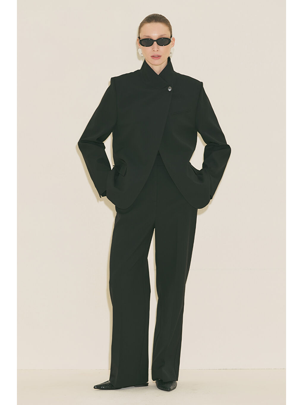 Mılanda Blazer Ceket Siyah-1