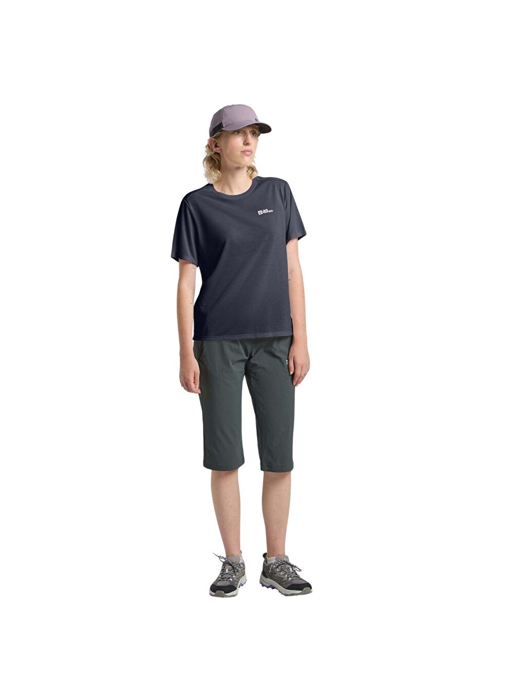 Lacivert Vonnan S|s T Kadın Mavi Tişört-2