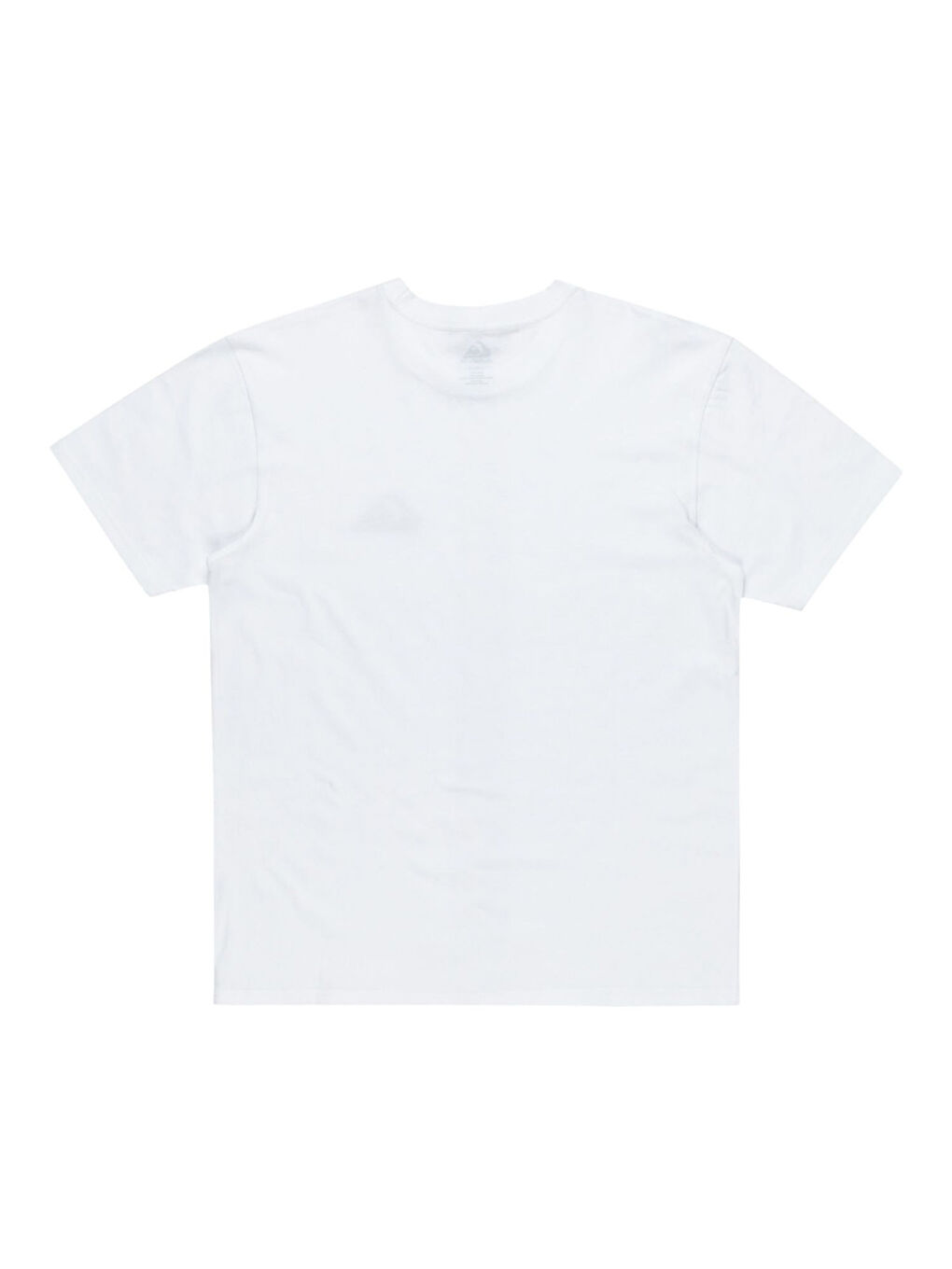Ev Mini Logo Erkek Beyaz Yuvarlak Yaka Spor Tişört-1