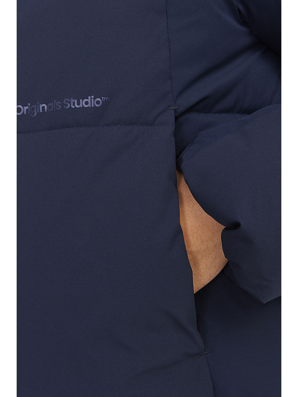 Lacivert Originals Jorvesterbro Dik Yaka Kapitoneli Şişme Mont 12267055-2