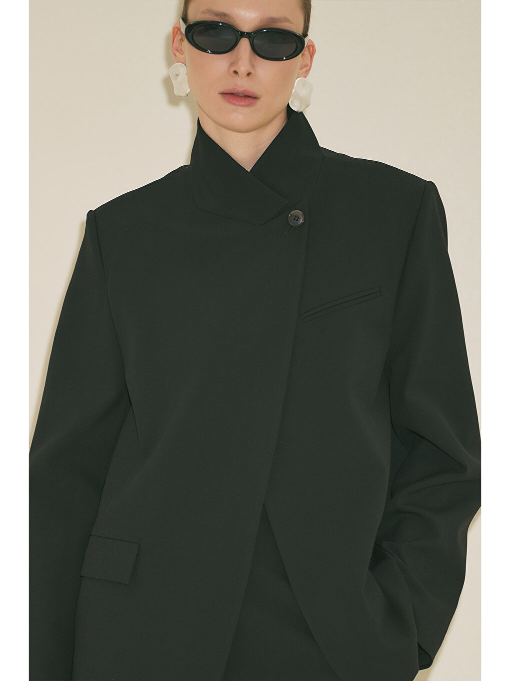 Mılanda Blazer Ceket Siyah-5