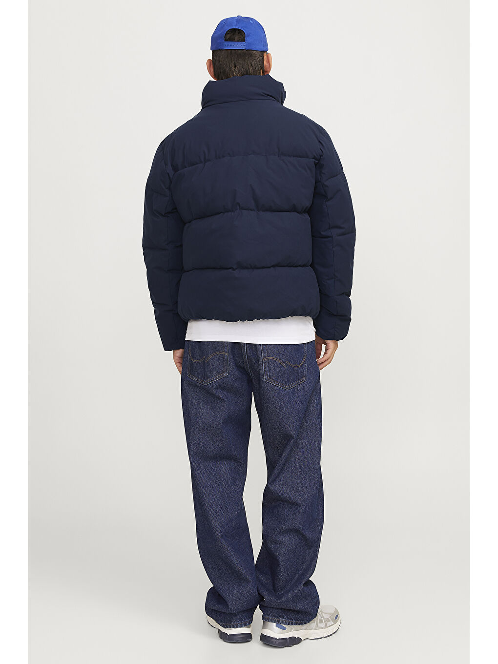 Lacivert Originals Jorvesterbro Dik Yaka Kapitoneli Şişme Mont 12267055-3