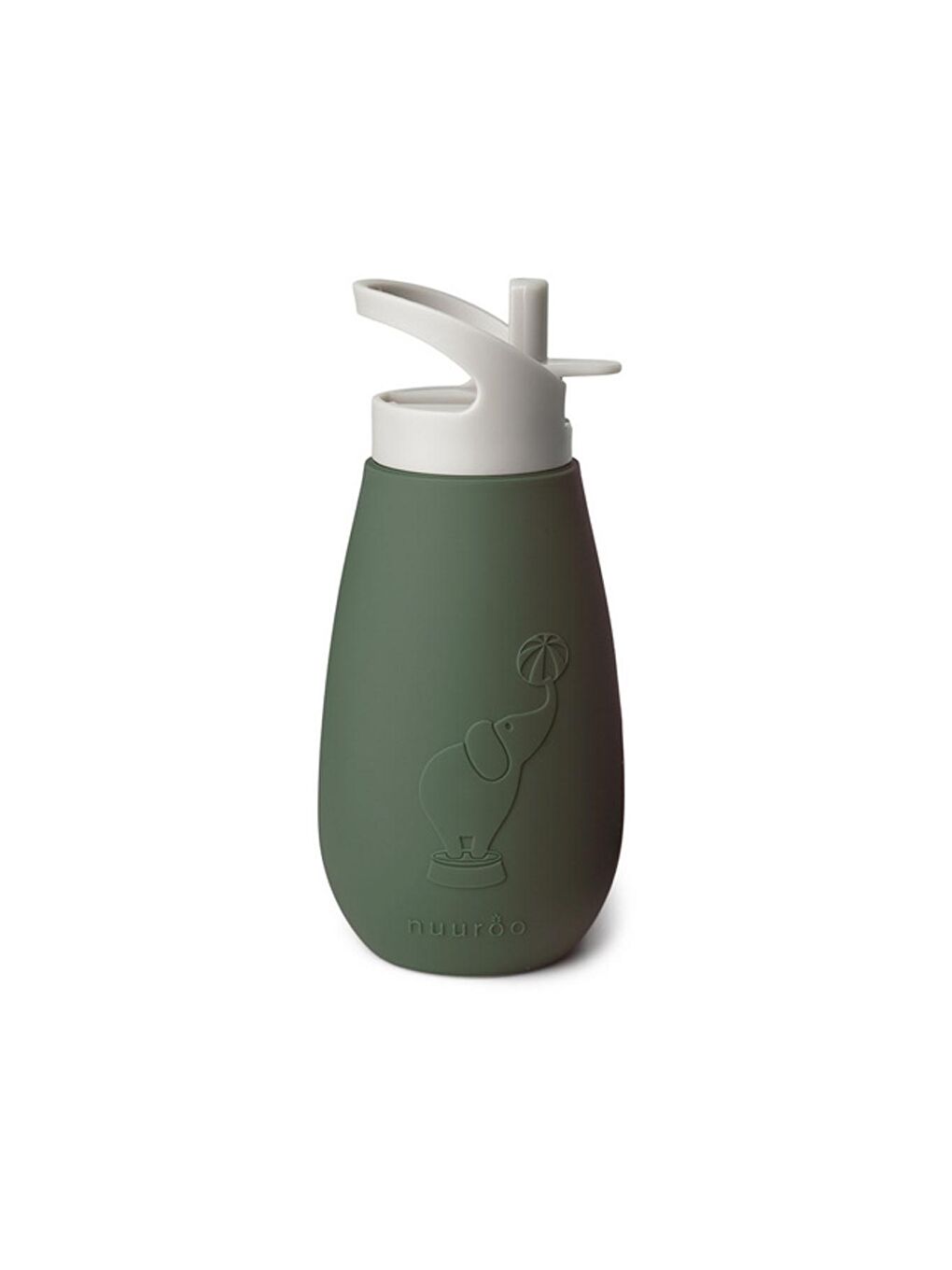 Nuuroo Yeşil Pax Silikon Pipetli Suluk Dusty Green Yeşil 350 ML