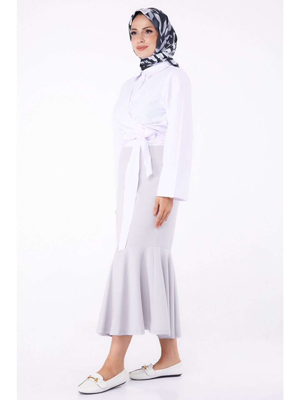 Etek Açik Gri - 23644-4