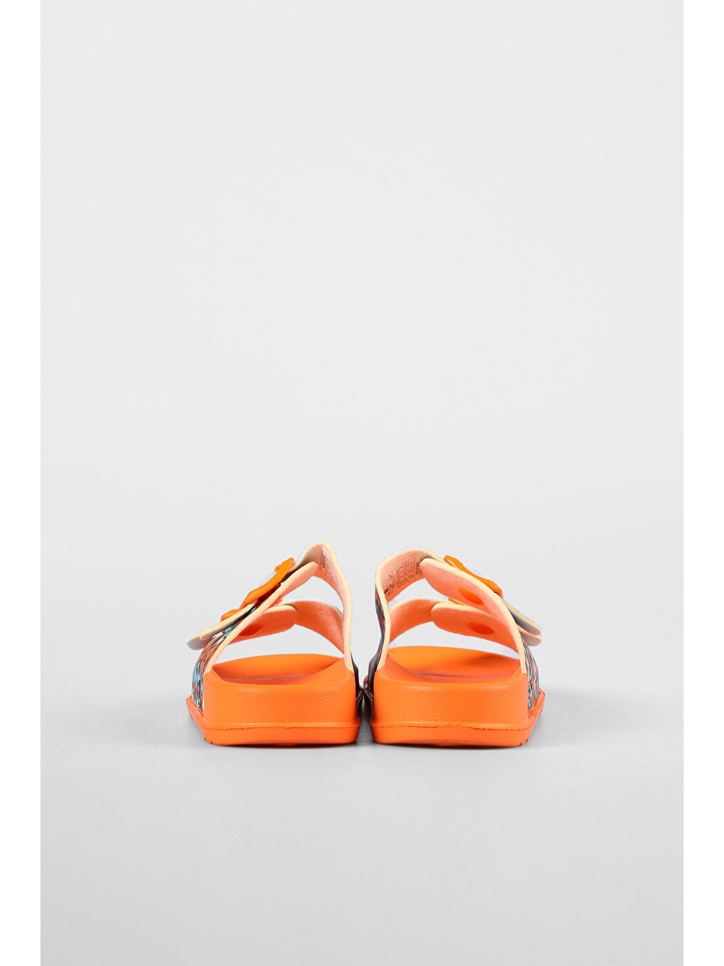 Turuncu Gibli II Baskılı Erkek Okul Öncesi Orange Terlik-2