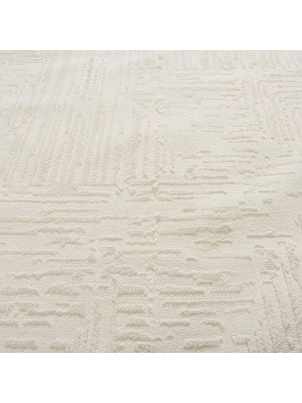 Ekru Soft Reine Dekoratif Halı - Krem - 160x230 cm-1