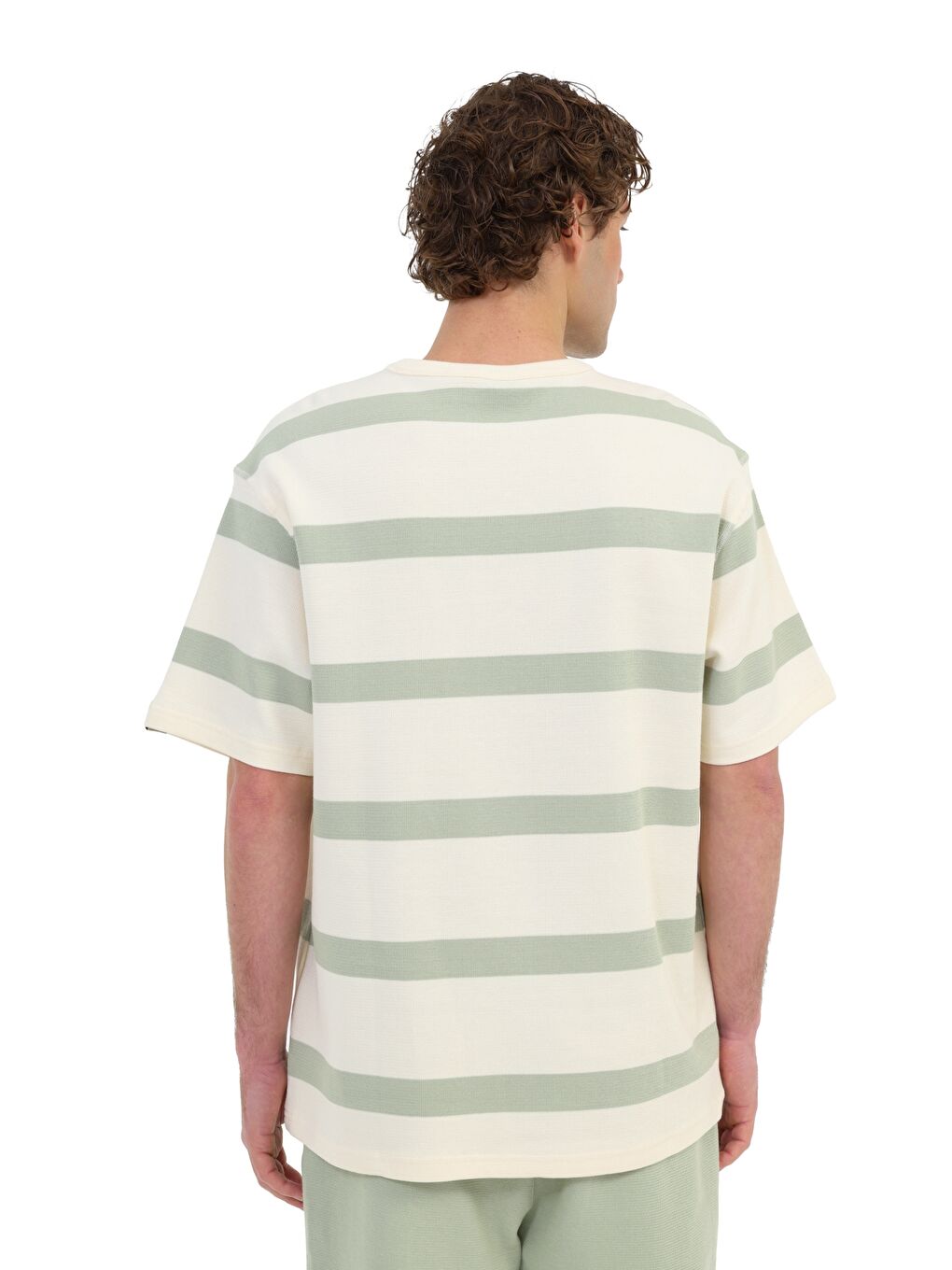 Yeşil Erkek Kısa Kol T-Shirt-1