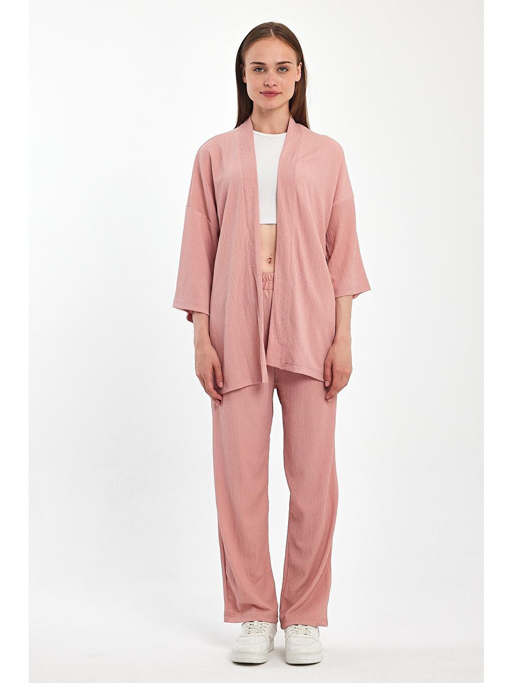 Pembe Kadın Kimone Takım 1992-4
