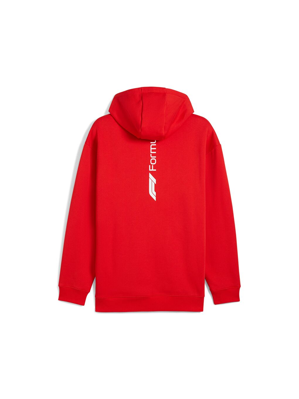 Kırmızı F1 ESSENTIAL+ Erkek Kapüşonlu Fermuarlı Sweatshirt-3