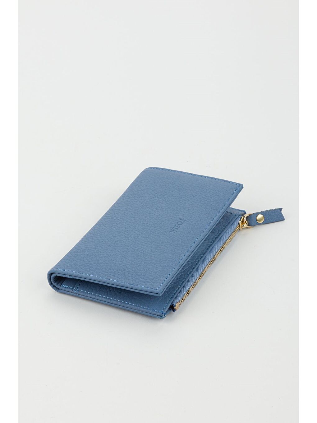 Mavi Kutulu Hakiki Deri Mürdüm Orta Boy Kadın El Portföyü Kartlık Cüzdan-1