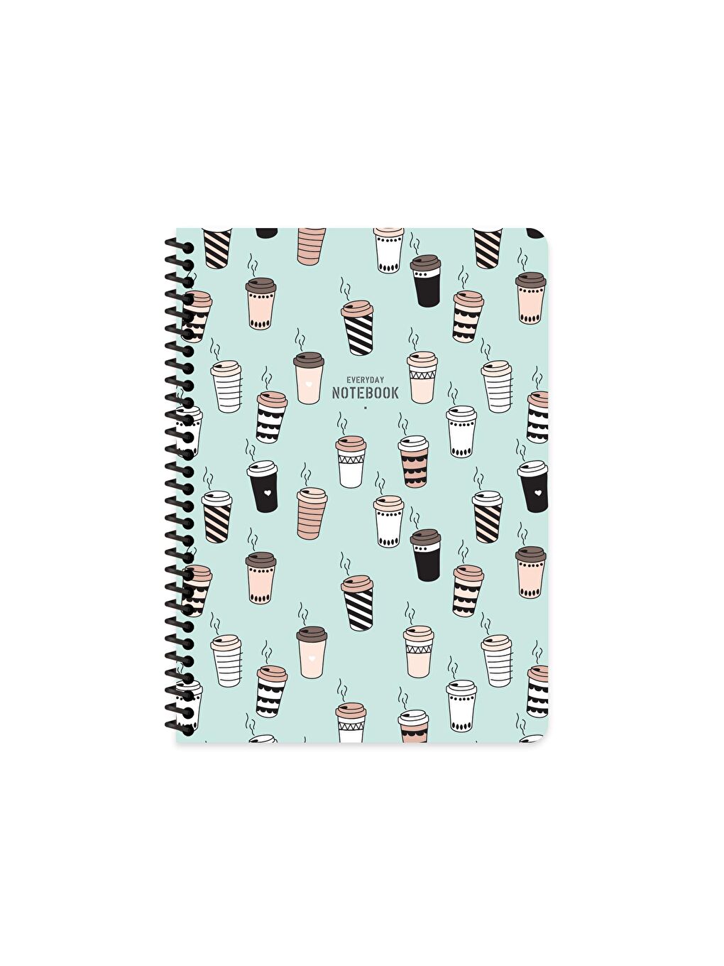 Keskin Color 16.5x22.5 Kareli Defter Coffee - Yeşil