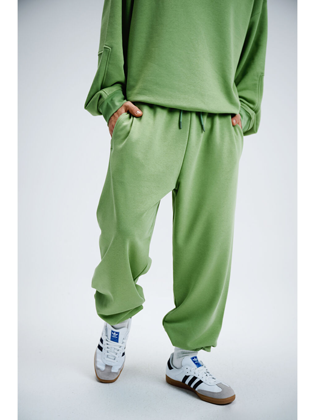 Erkek Timeless Jogger Fıstık Yeşili  Eşofman Altı-2