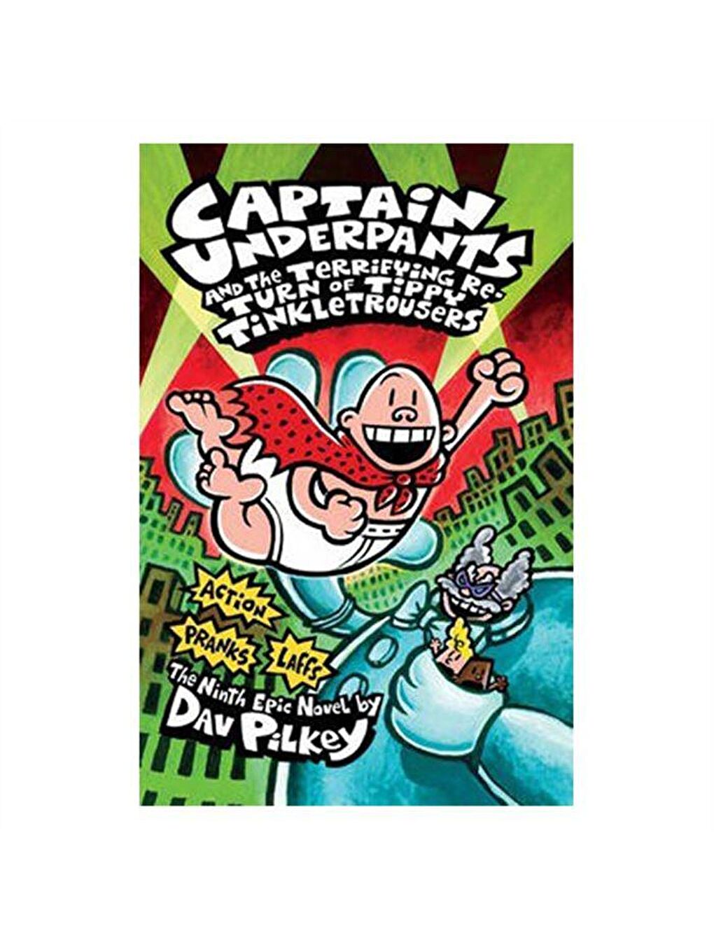 Scholastic Karışık Captain Underpants and The Terrifying Return of Tippy Tinkletrousers #9